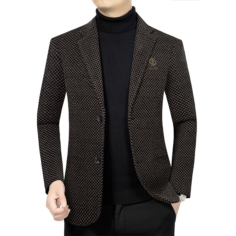 Men'S Formal Wear In Winter - High Quality New Winter Men Plaid