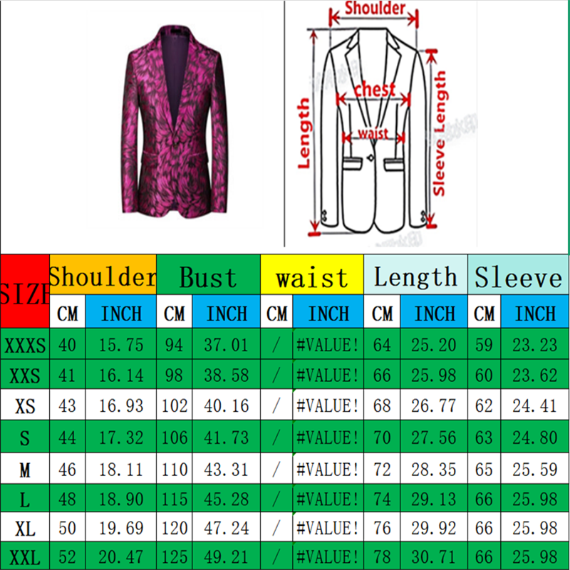 Red men's long-sleeved suit ja - Men Formal Wear Purple 리뷰 및 가격