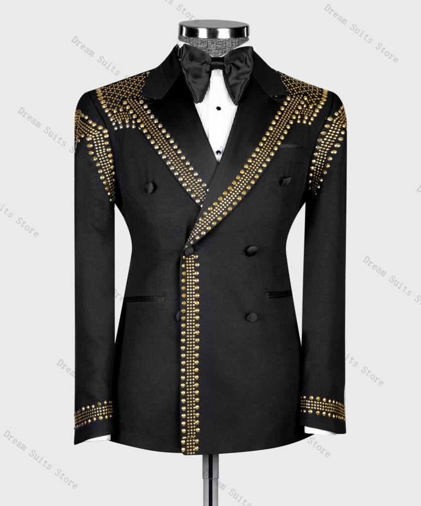 Men Suit Set 2 Piece Blazer+Pa - Men Formal Wear With Coat 리뷰 및 가격