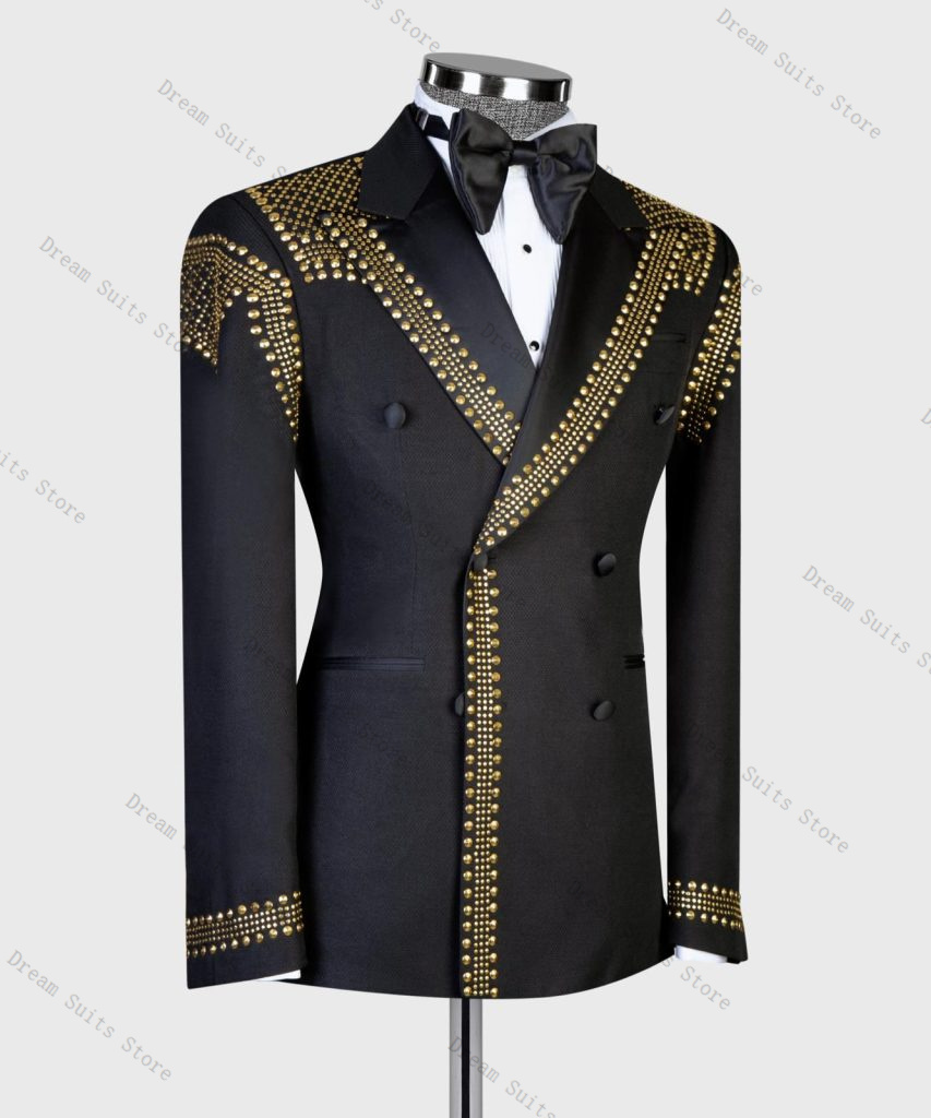 Men Suit Set 2 Piece Blazer+Pa - Men Formal Wear With Coat 리뷰 및 가격