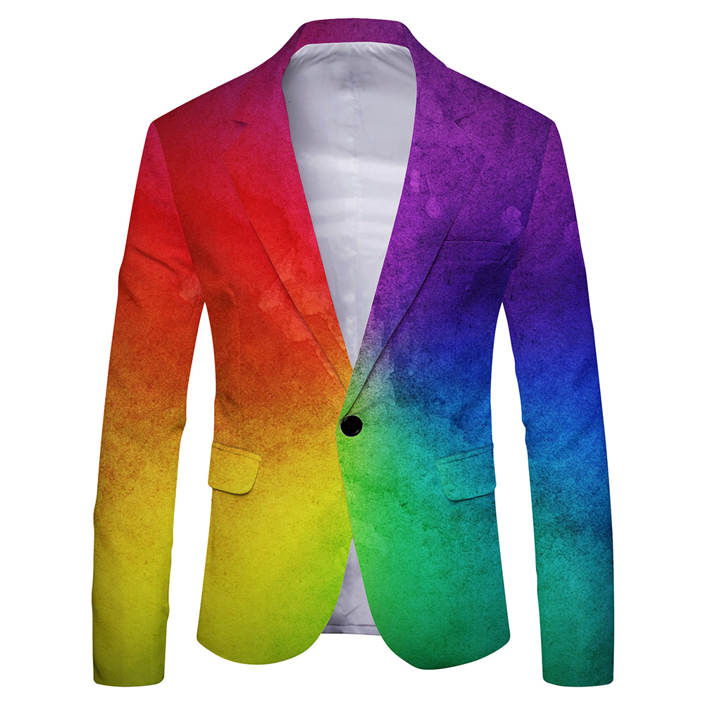 Men\'s Fashionable Printed Bla - Mens Formal Look 리뷰 및 가격