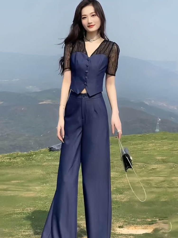 Wide Leg Women's Pants Two Pie - Men'S Formal Style 리뷰 및 가격