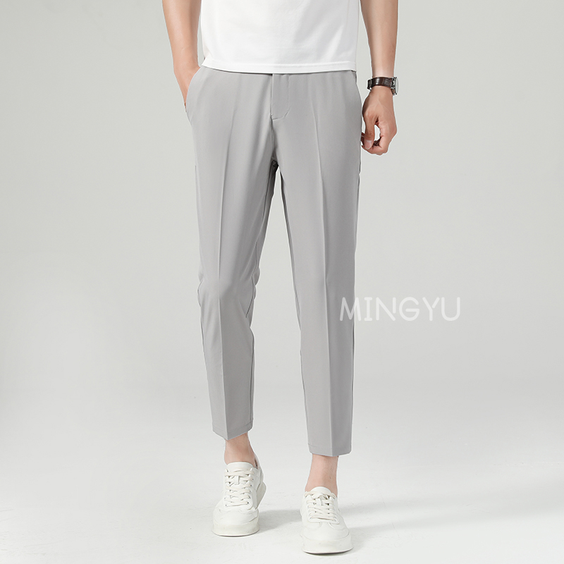 New Summer Thin Suit Pants Men - Men'S Formal Style 리뷰 및 가격
