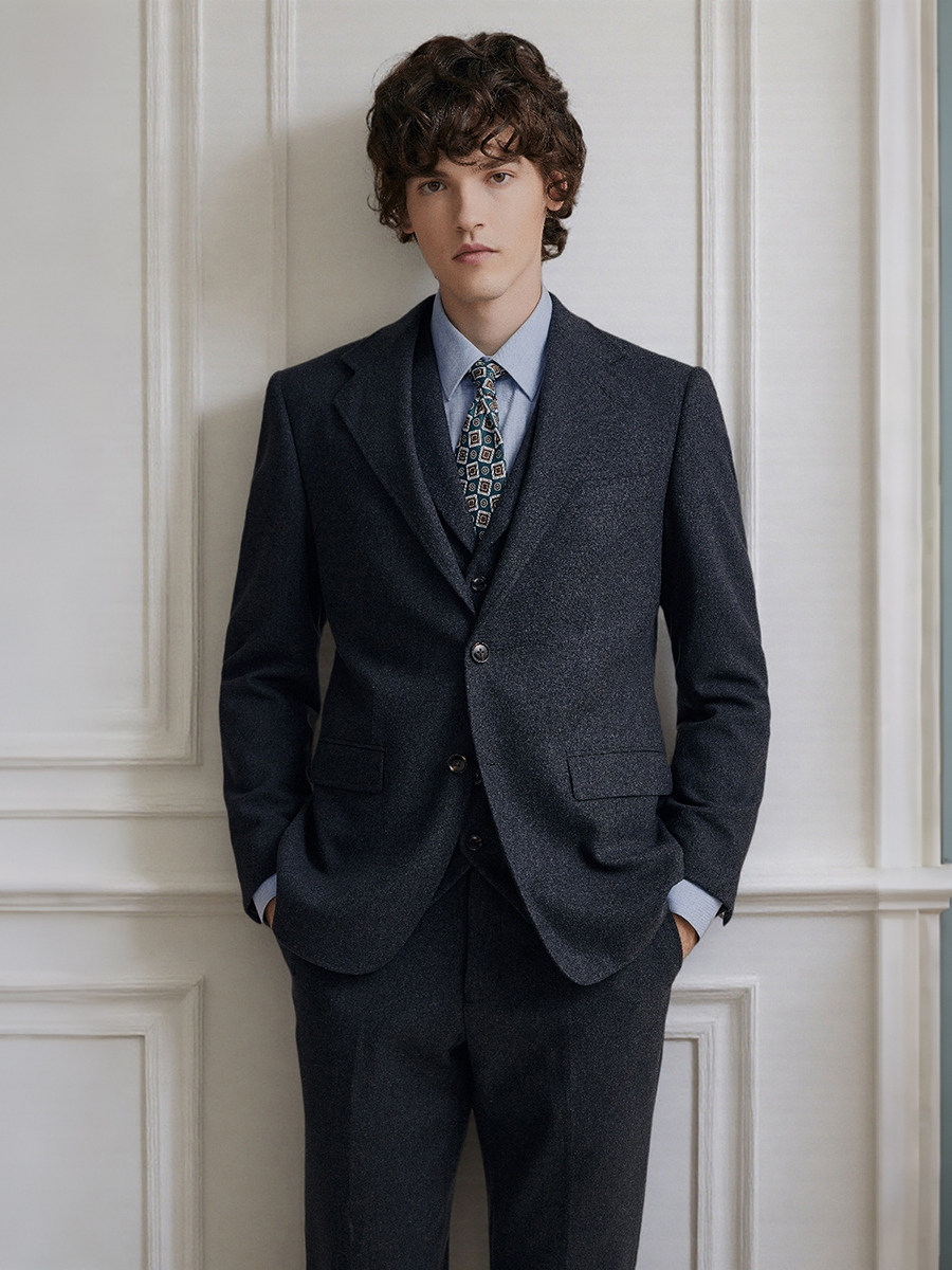Premium Grey 55% Wool Men's Su - Men'S Formal Wear In Winter 리뷰 및 가격
