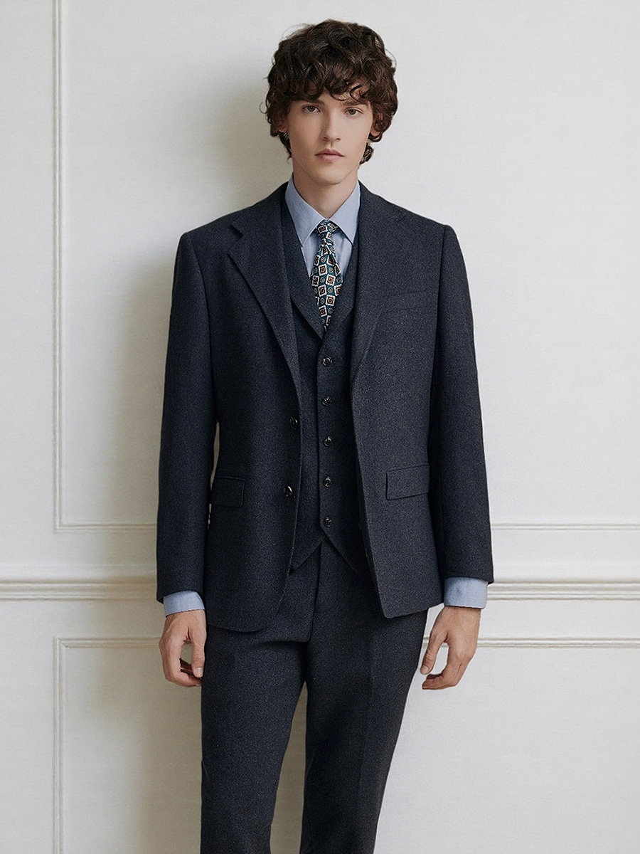 Premium Grey 55% Wool Men's Su - Men'S Formal Wear In Winter 리뷰 및 가격
