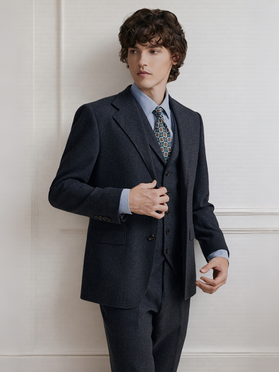 Premium Grey 55% Wool Men's Su - Men'S Formal Wear In Winter 리뷰 및 가격