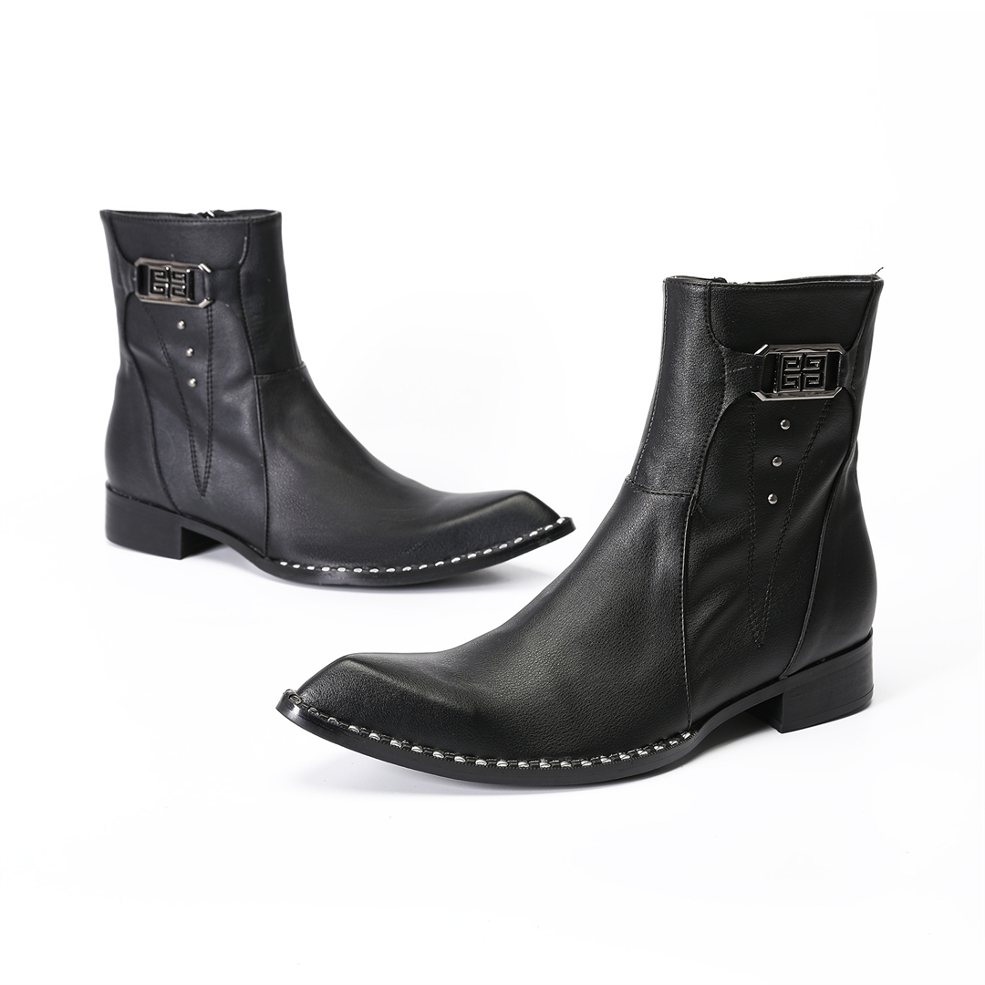 fashion black pointed toe men  - Men'S Formal Style 리뷰 및 가격