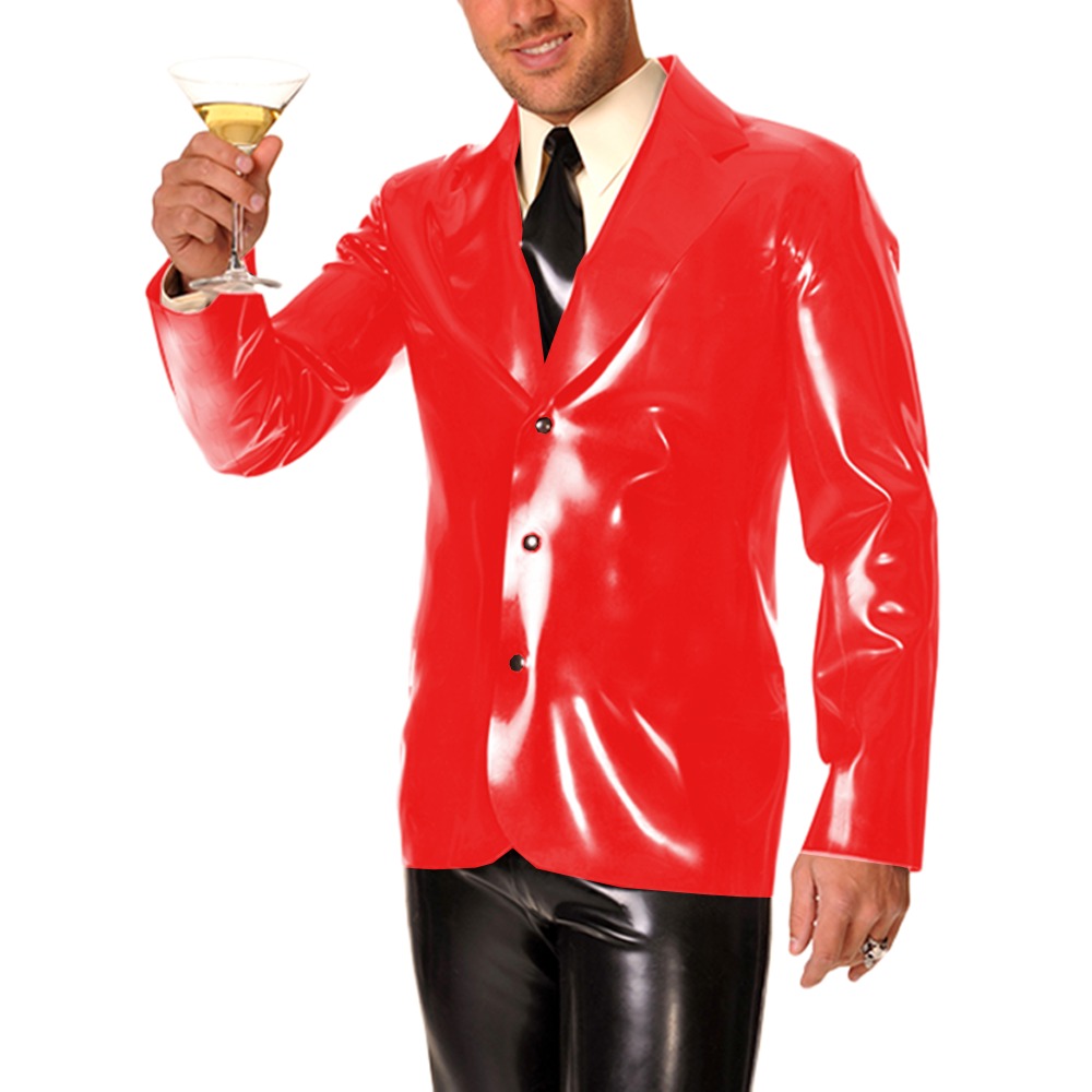 Men's Long Sleeve Vinyl PVC Le - Mens Formal Look 리뷰 및 가격