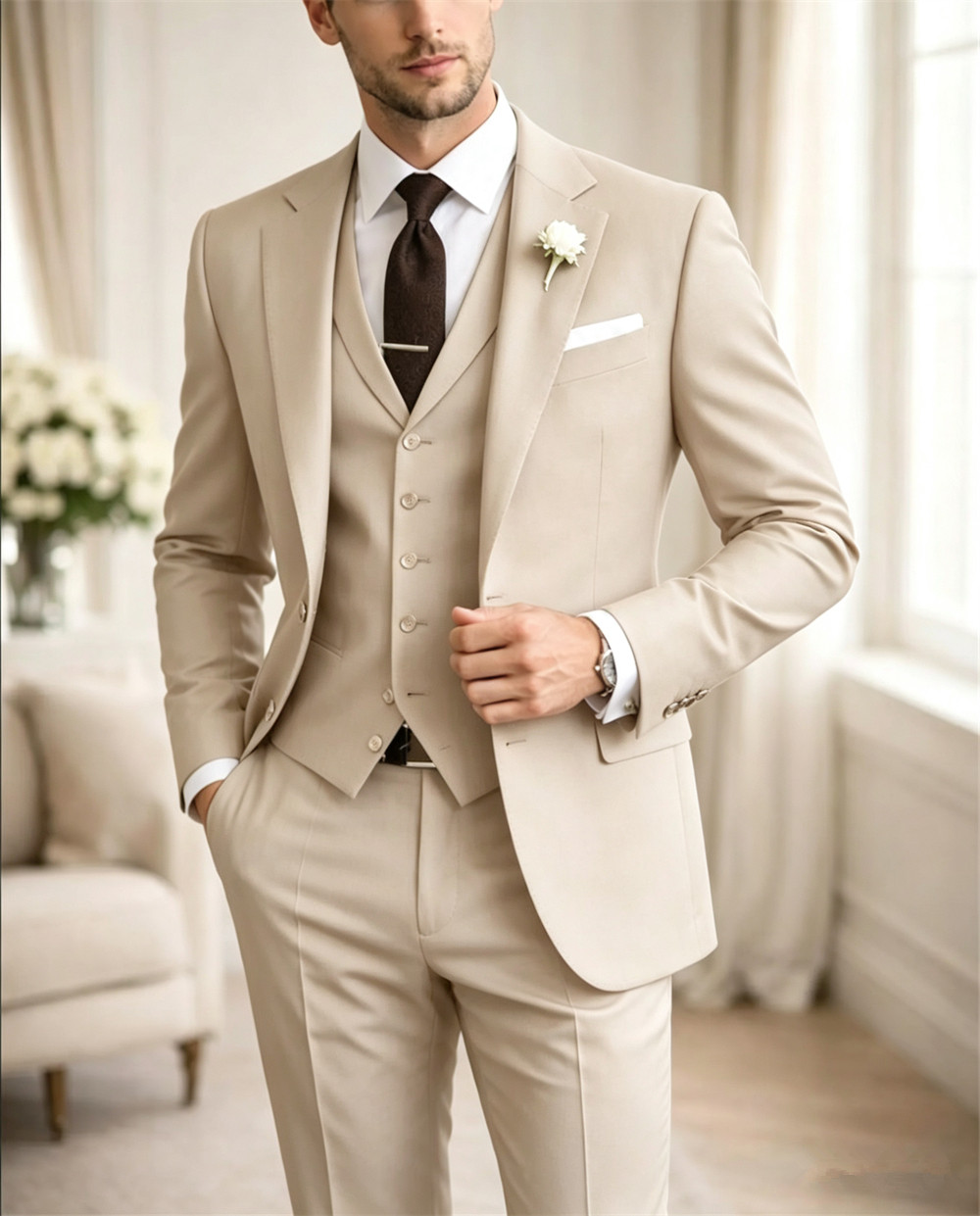 Tailor Made Coffee  Men’s Suit - Elegant Formal Men'S Wear 리뷰 및 가격