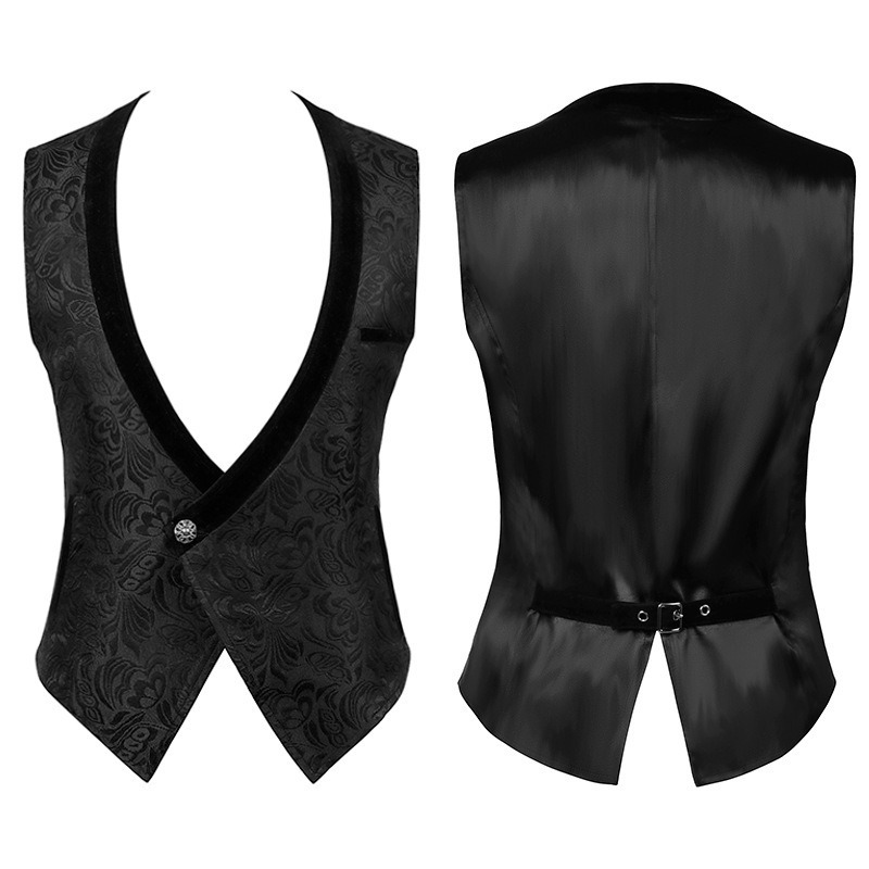 Mens Gothic Frock Vest Medieva - Men'S Medieval Formal Wear 리뷰 및 가격