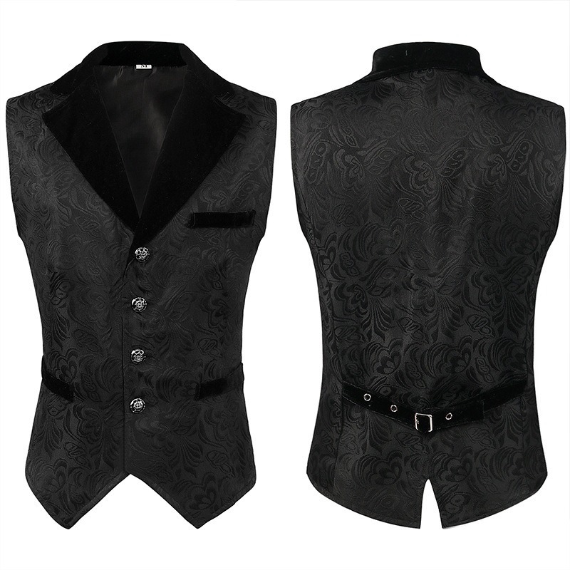 Mens Gothic Frock Vest Medieva - Men'S Medieval Formal Wear 리뷰 및 가격
