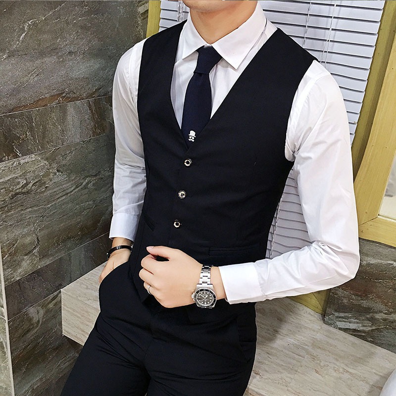 Men British Slim Fit Suit Vest - Elegant Formal Men'S Wear 리뷰 및 가격