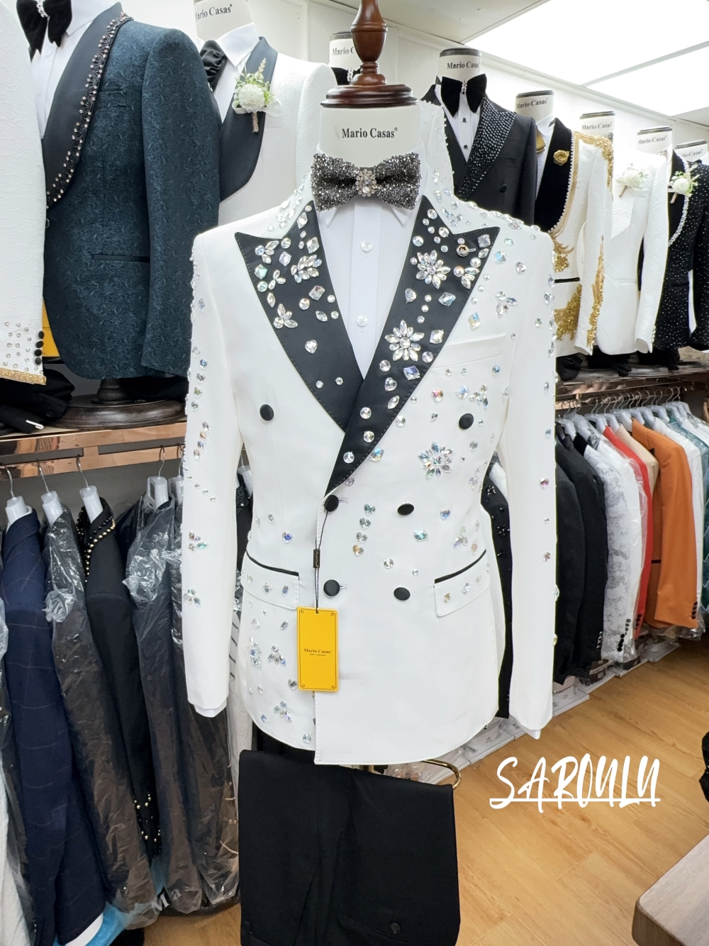 2025 Sparkly In Stock Crystals - Elegant Formal Men'S Wear 리뷰 및 가격