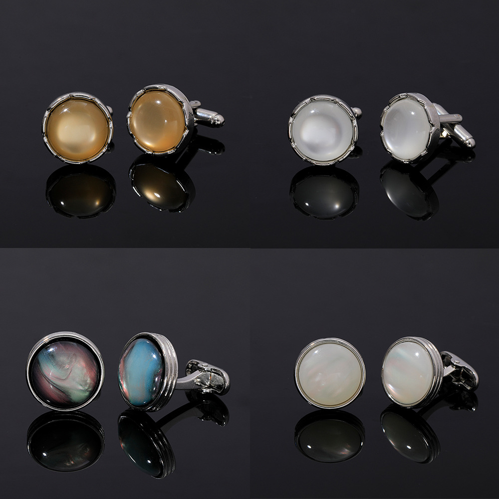 Round Crystal Cufflinks for Me - Men'S Formal Style 리뷰 및 가격