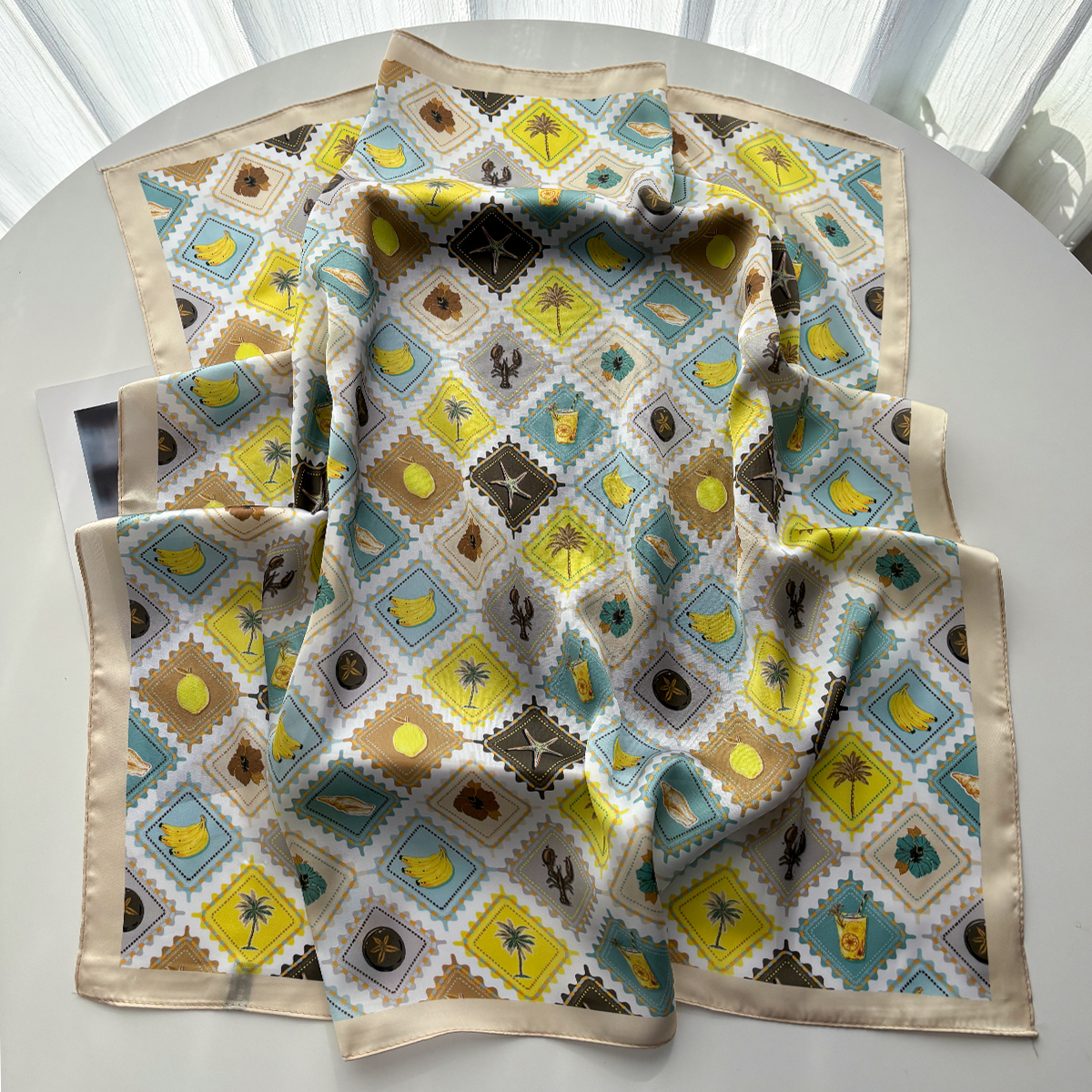 2026 Women Square Scarf Silk I - Silk Tie Woven 리뷰 및 가격