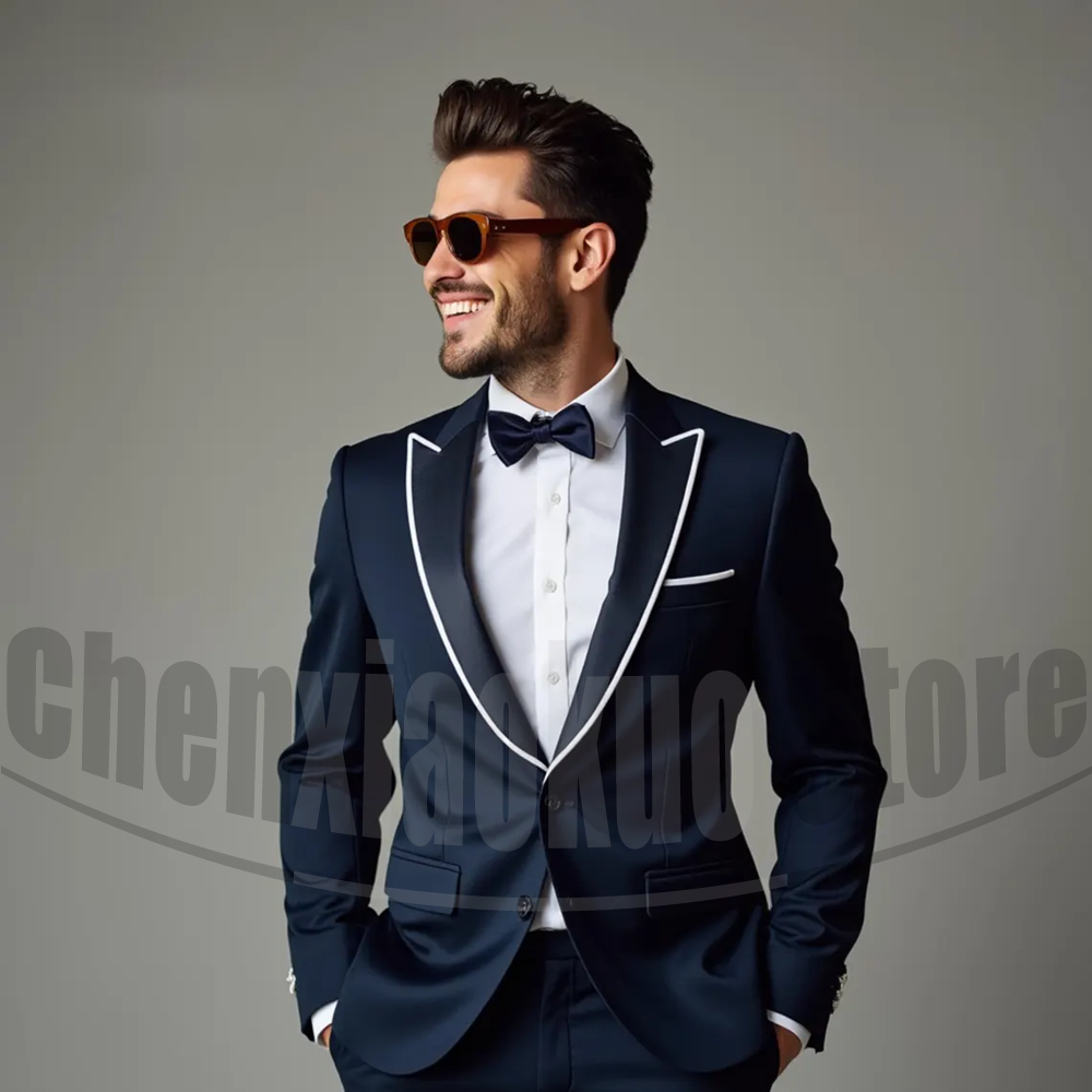 Men Suits Fashion Peak Lapel S - Men'S Formal Evening Wear 리뷰 및 가격