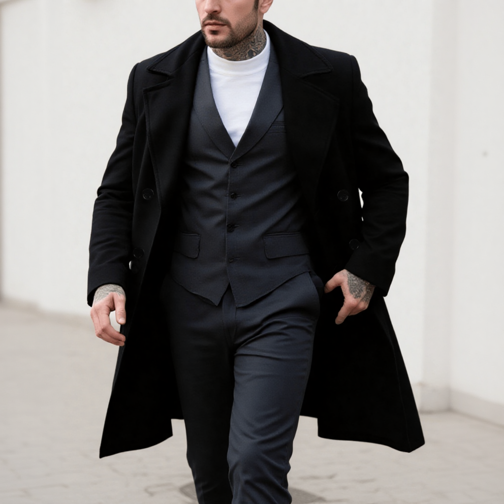 Men's Classic Double-Breasted  - Men'S Formal Wear In Winter 리뷰 및 가격