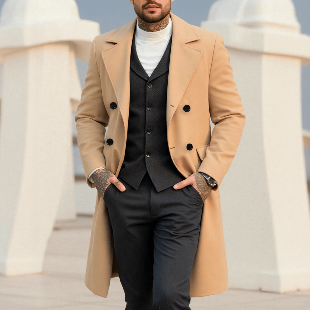 Men's Classic Double-Breasted  - Men'S Formal Wear In Winter 리뷰 및 가격