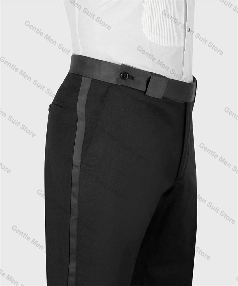 Black Luxury Crystals Men Suit - Men Formal Wear With Coat 리뷰 및 가격
