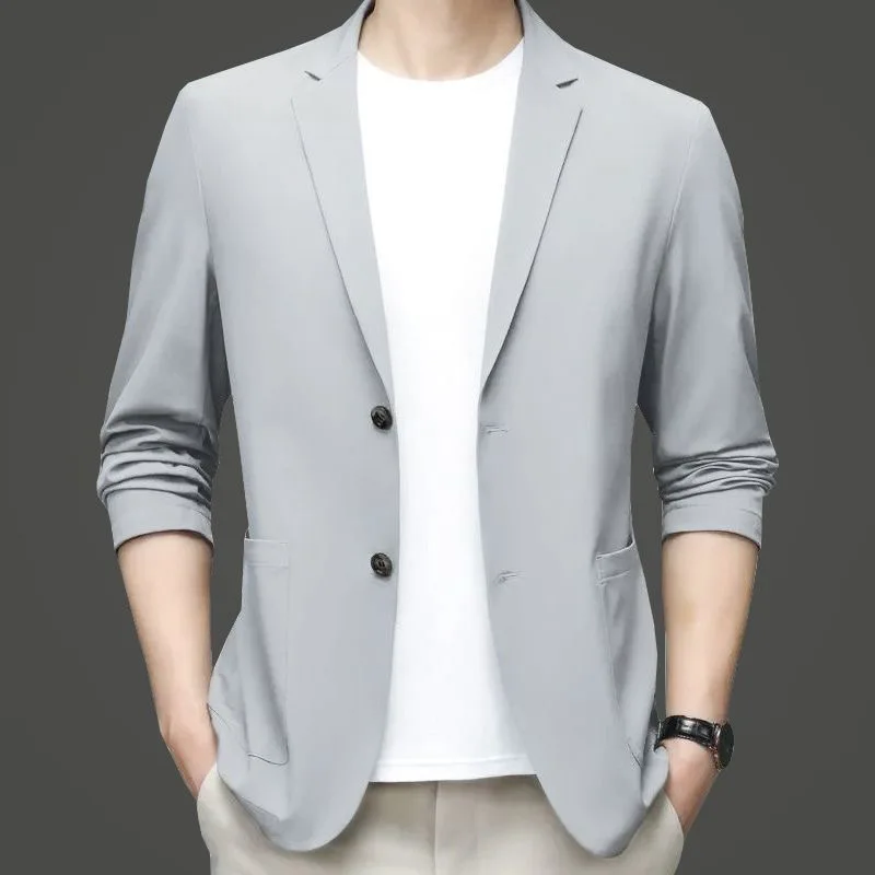 New Summer Men Thin Blazers Bu - Men Formal Wear With Coat 리뷰 및 가격