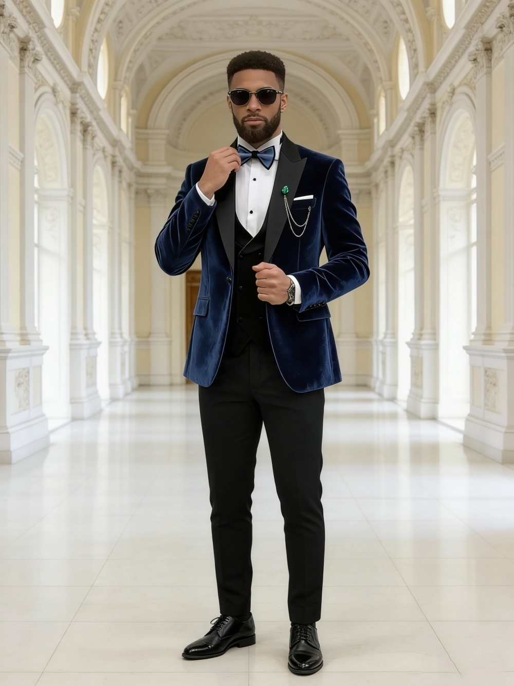 Luxurious Velvet Autumn Winter - Men'S Formal Wear In Winter 리뷰 및 가격