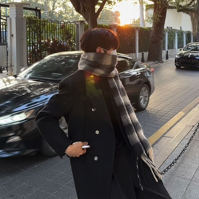 Korean Inspired Men's Wool Ove - Men'S Formal Wear In Winter 리뷰 및 가격
