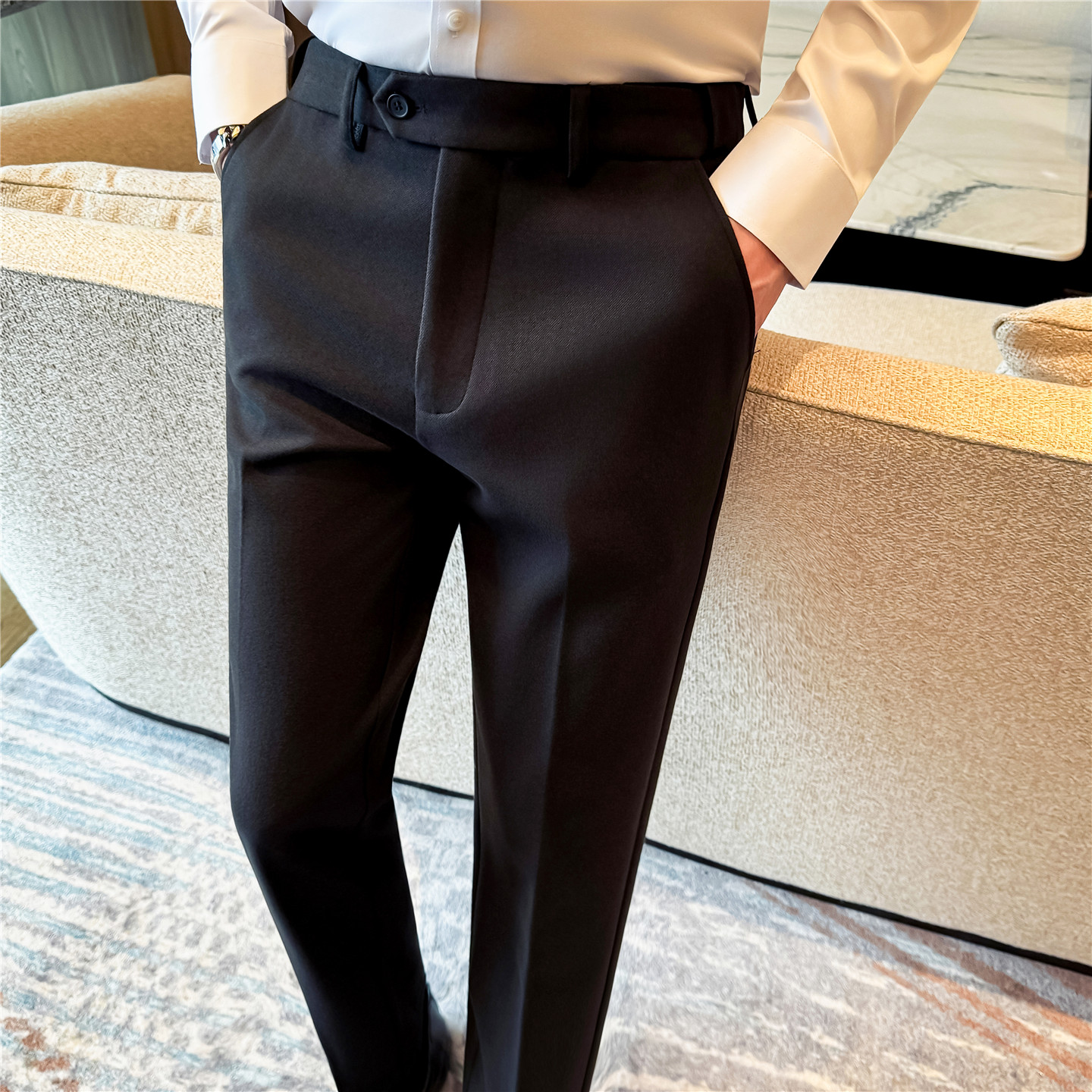 Men's Wool Blend Straight Dres - Men'S Formal Wear In Winter 리뷰 및 가격
