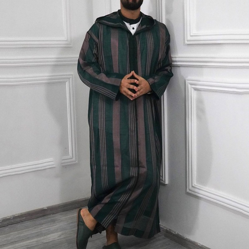 Long Muslim Robe Hoodie Ethnic - Men'S Formal Ethnic Wear 리뷰 및 가격
