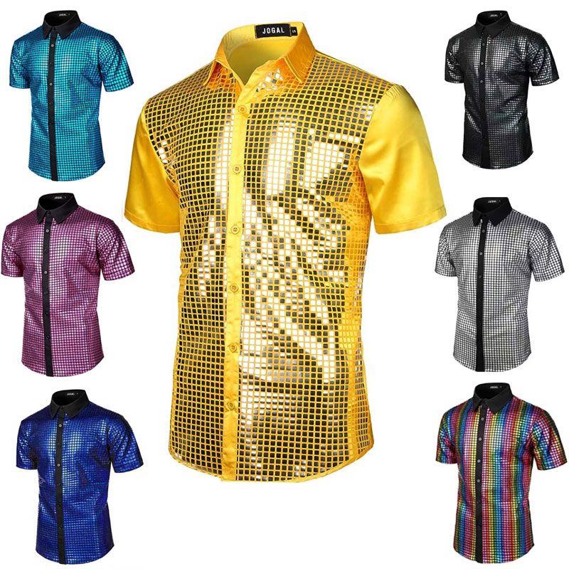Men Retro 70s Disco Sequined B - Men'S Medieval Formal Wear 리뷰 및 가격