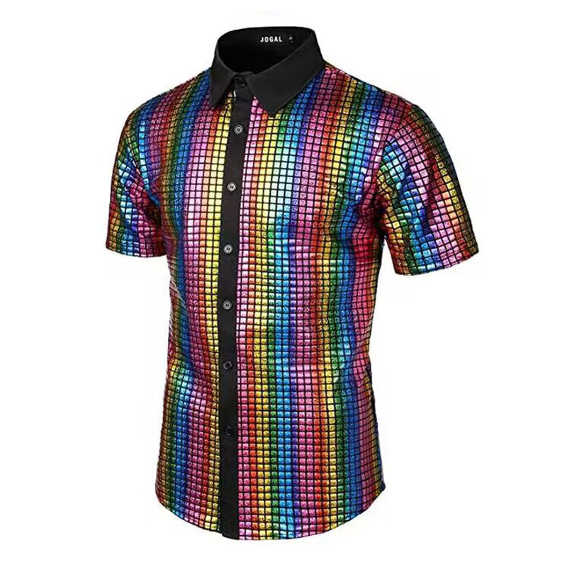 Men Retro 70s Disco Sequined B - Men'S Medieval Formal Wear 리뷰 및 가격