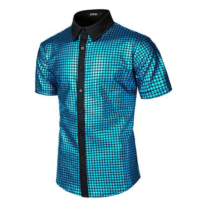 Men Retro 70s Disco Sequined B - Men'S Medieval Formal Wear 리뷰 및 가격