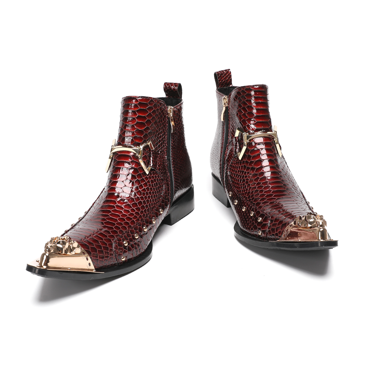 Fashion Metal Pointed Toe Genu - Men'S Formal Style 리뷰 및 가격