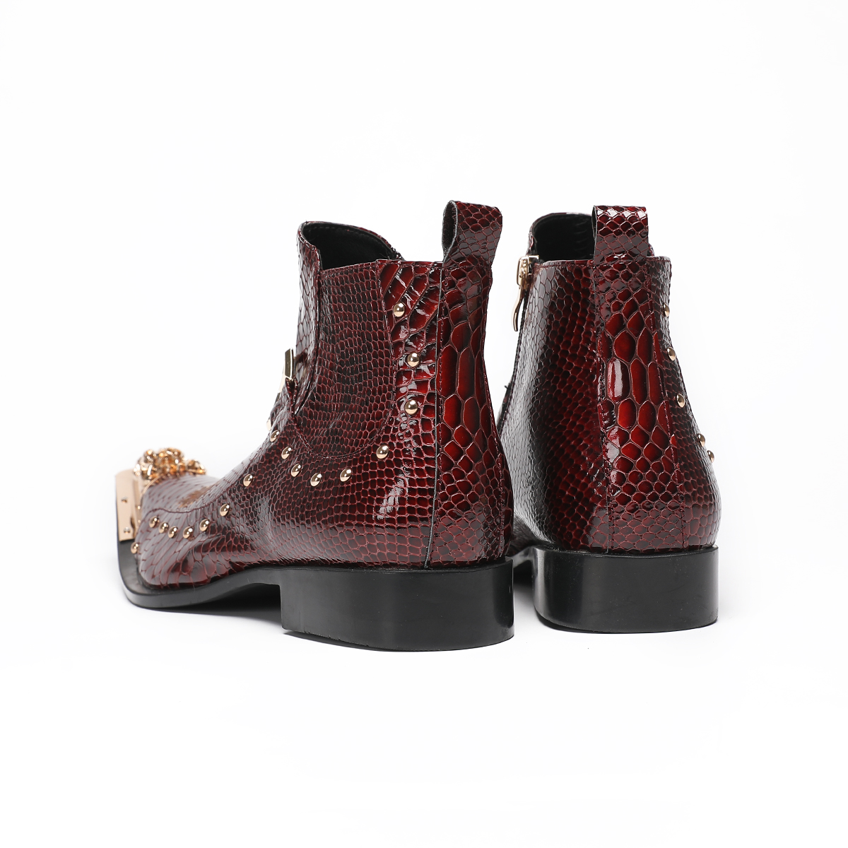 Fashion Metal Pointed Toe Genu - Men'S Formal Style 리뷰 및 가격