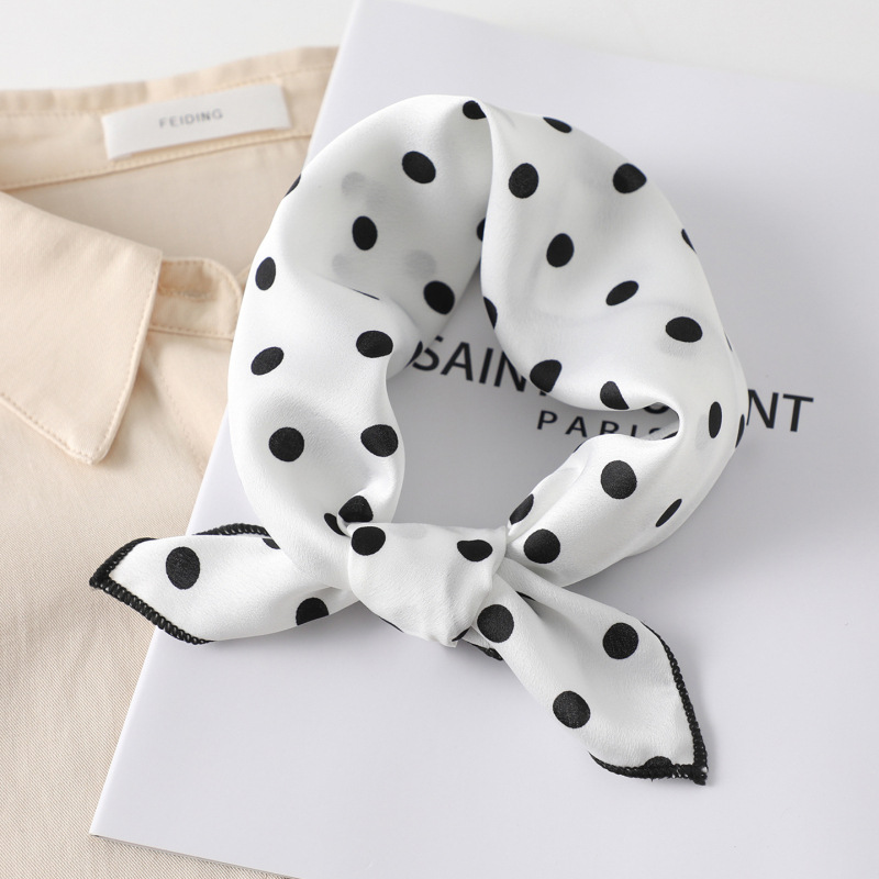 50x50 Square Scarf Hair Tie Ba - Silk Tie Woven 리뷰 및 가격