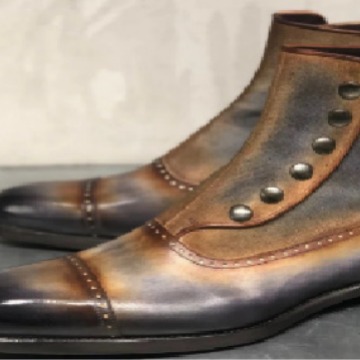Men's Leather Suede Chelsea Bo - Men'S Formal Style 리뷰 및 가격