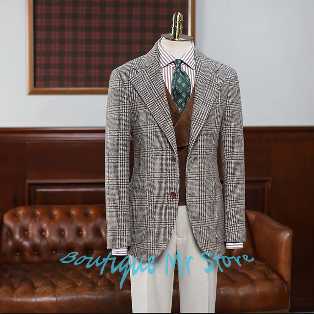Classic Houndstooth Pattern Me - Mens Formal Look 리뷰 및 가격