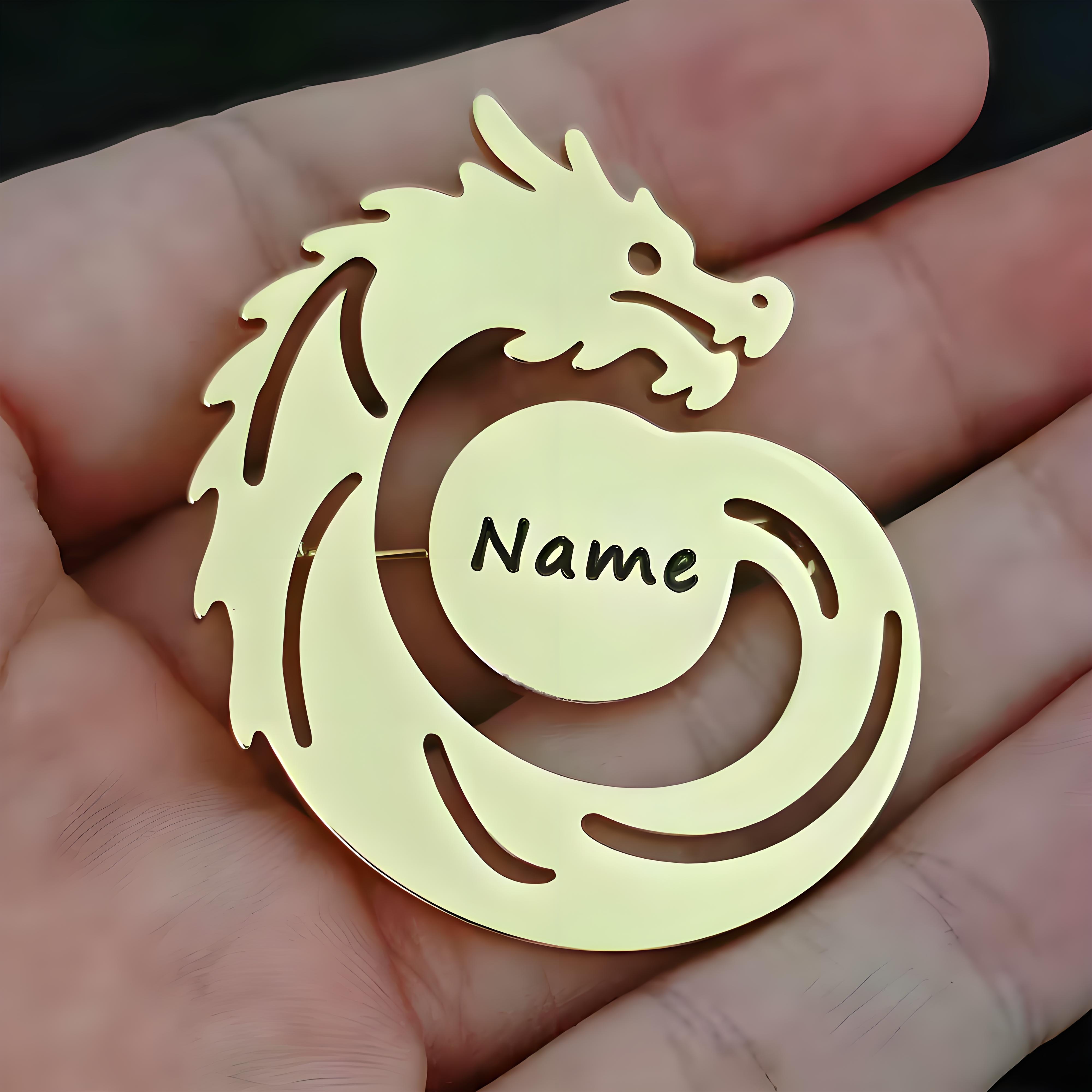 Custom Name Dragon Brooch, Per - Men'S Formal Ethnic Wear 리뷰 및 가격
