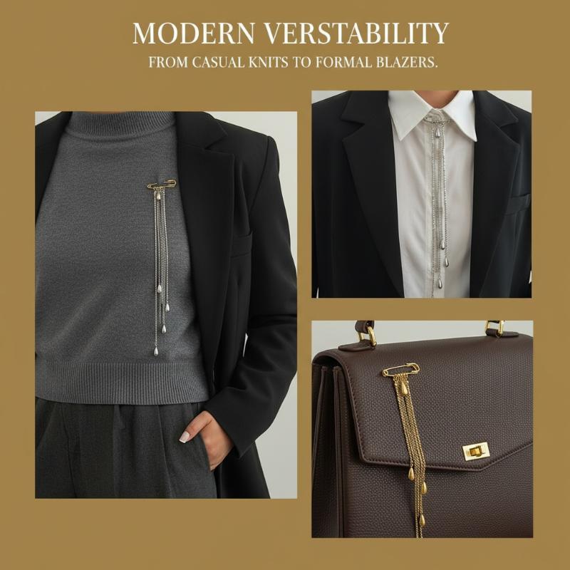 Elegant Water Droplet-tassel B - Mens Formal Look 리뷰 및 가격