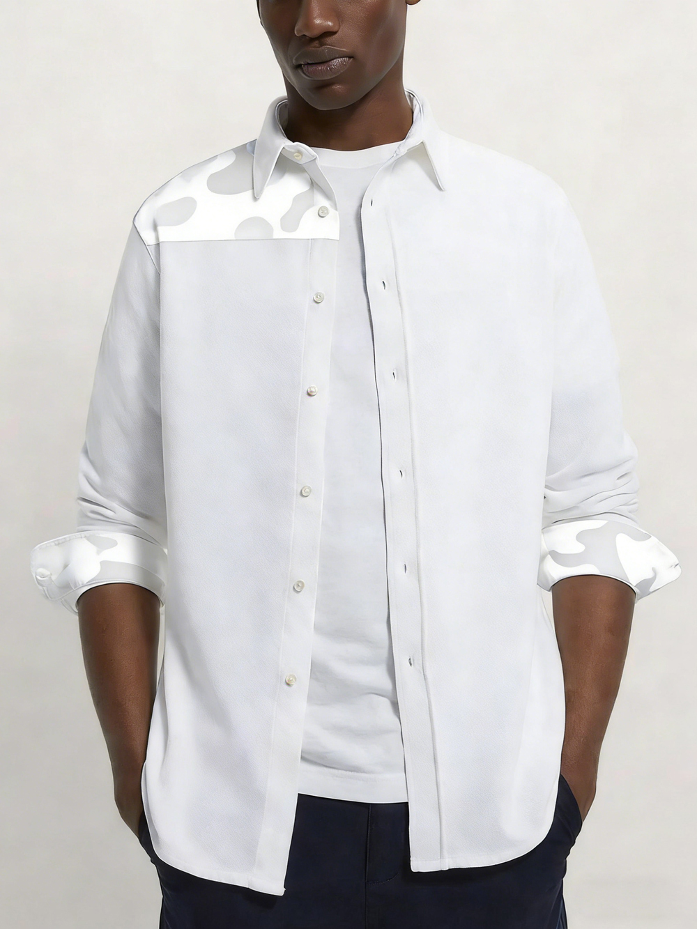 Men's Simple Fashion Long Slee - Large Men Formal Wear 리뷰 및 가격