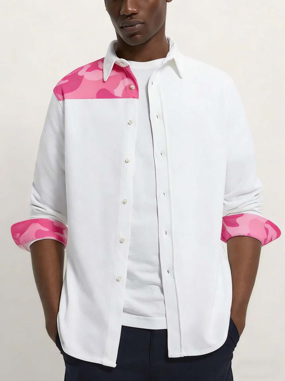 Men's Simple Fashion Long Slee - Large Men Formal Wear 리뷰 및 가격