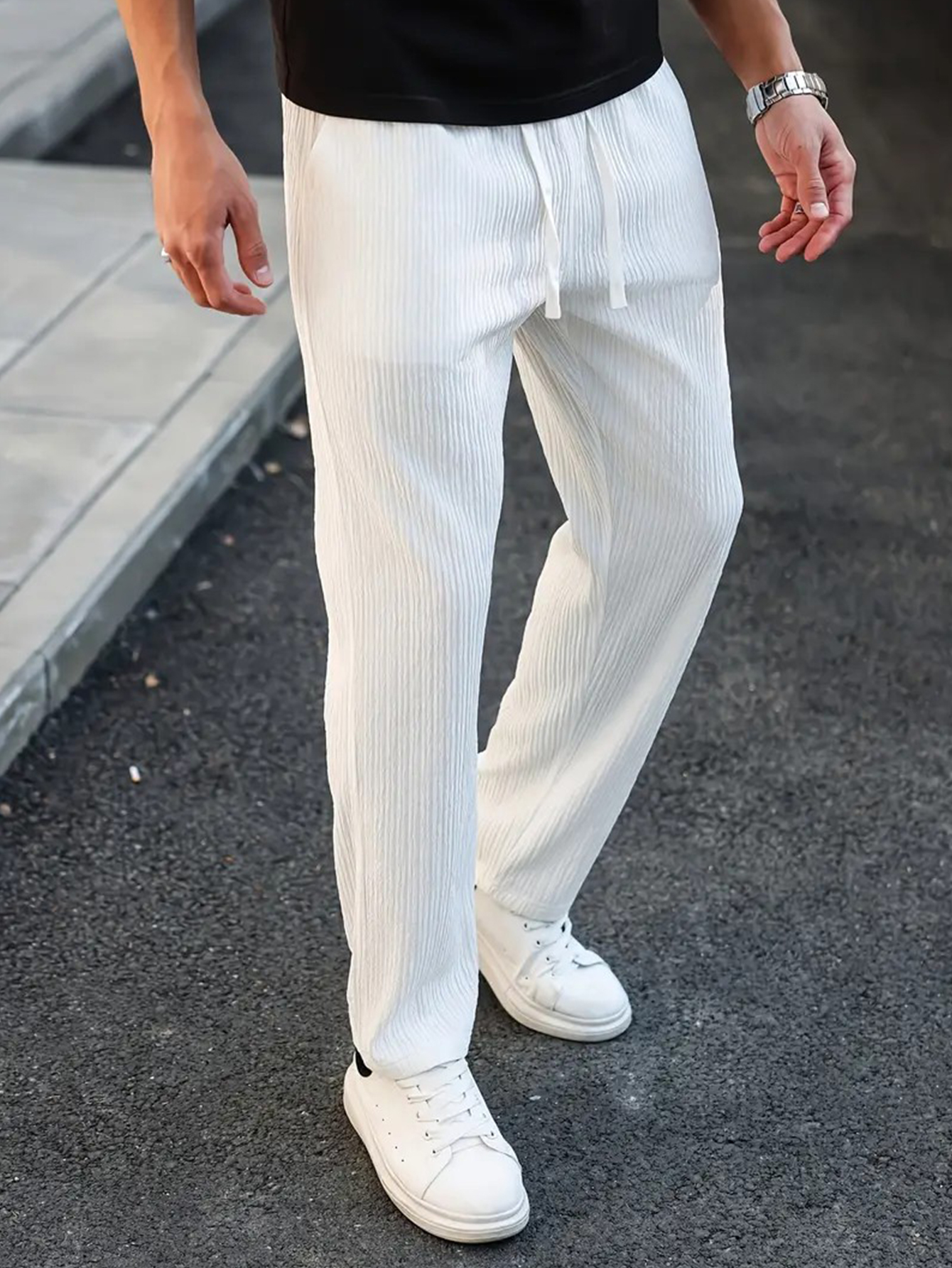 Men's Solid Color Pocket Strip - Men'S Formal Style 리뷰 및 가격