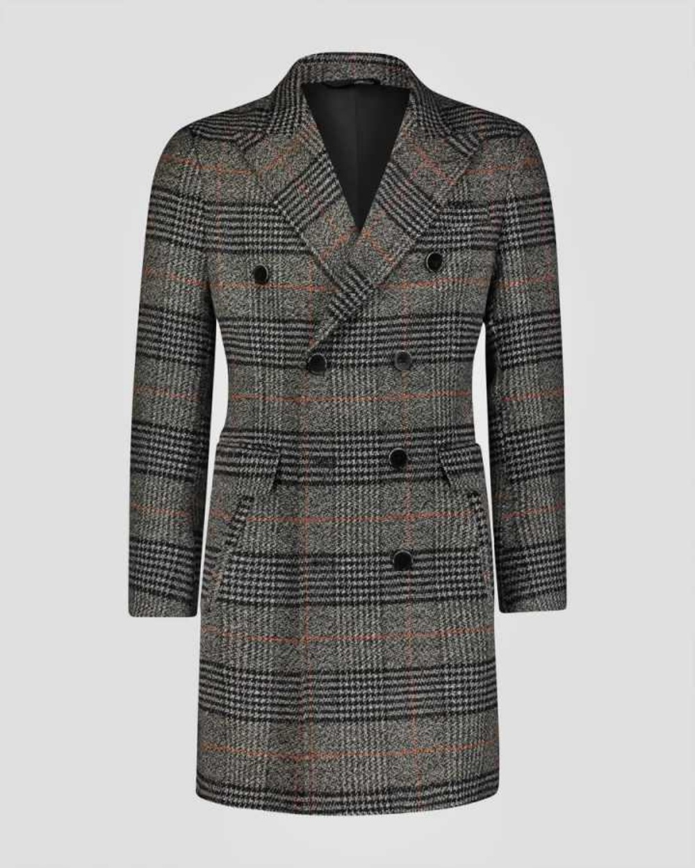 Modern Grid Woolen Blend Men O - Men'S Formal Wear In Winter 리뷰 및 가격