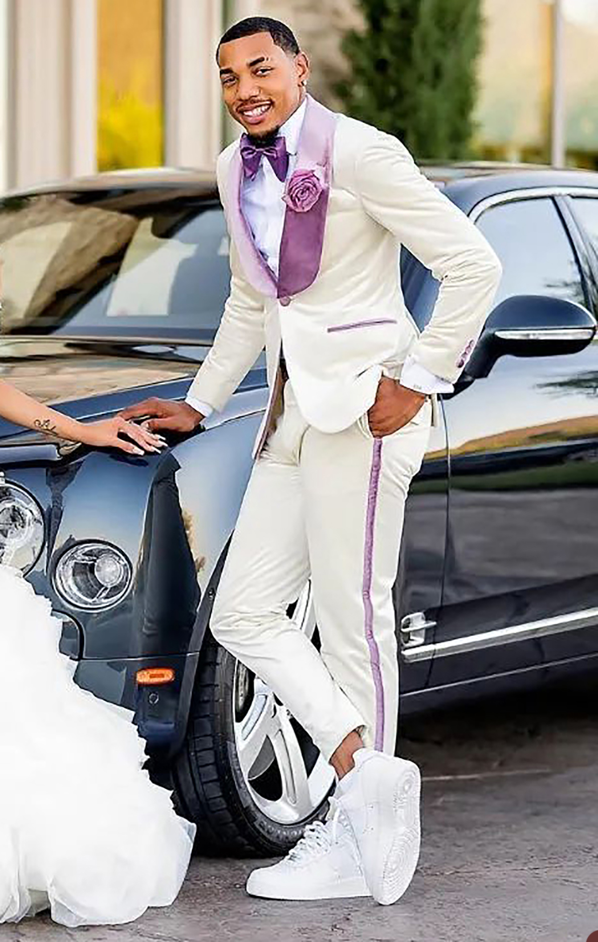 White Men Suit Set 2 Piece Bla - Men Formal Wear Purple 리뷰 및 가격