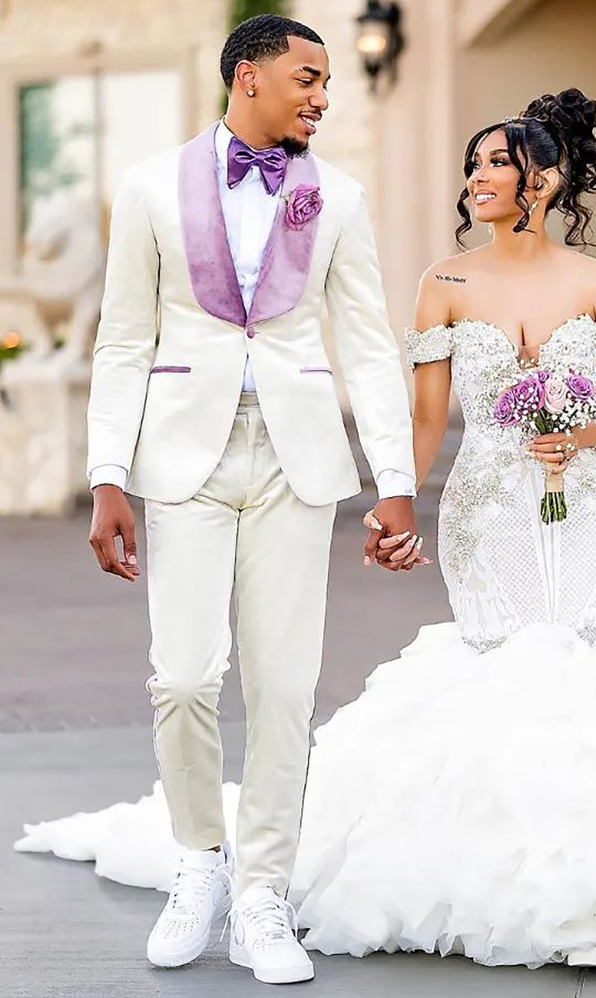 White Men Suit Set 2 Piece Bla - Men Formal Wear Purple 리뷰 및 가격