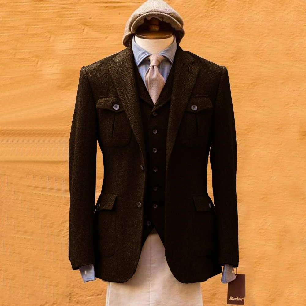 Men's Suit Herringbone Formal  - Mens Formal Look 리뷰 및 가격