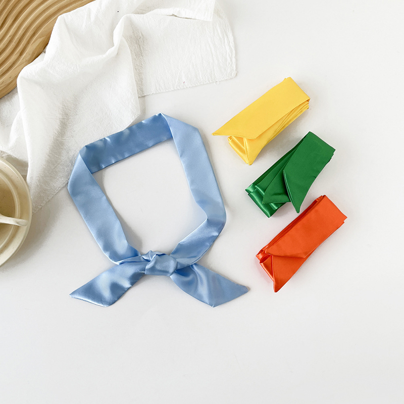 4x100cm Satin Silk Narrow Scar - Silk Tie Woven 리뷰 및 가격