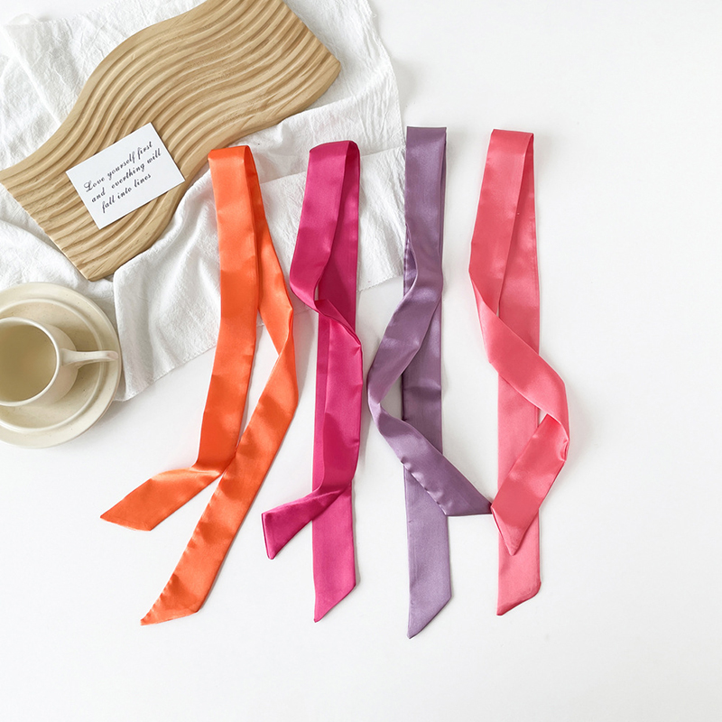 4x100cm Satin Silk Narrow Scar - Silk Tie Woven 리뷰 및 가격