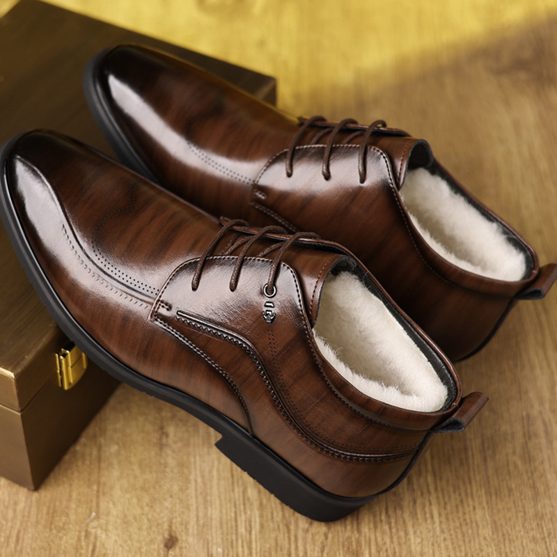Men's Winter Leather Shoes Vel - Men'S Formal Wear In Winter 리뷰 및 가격