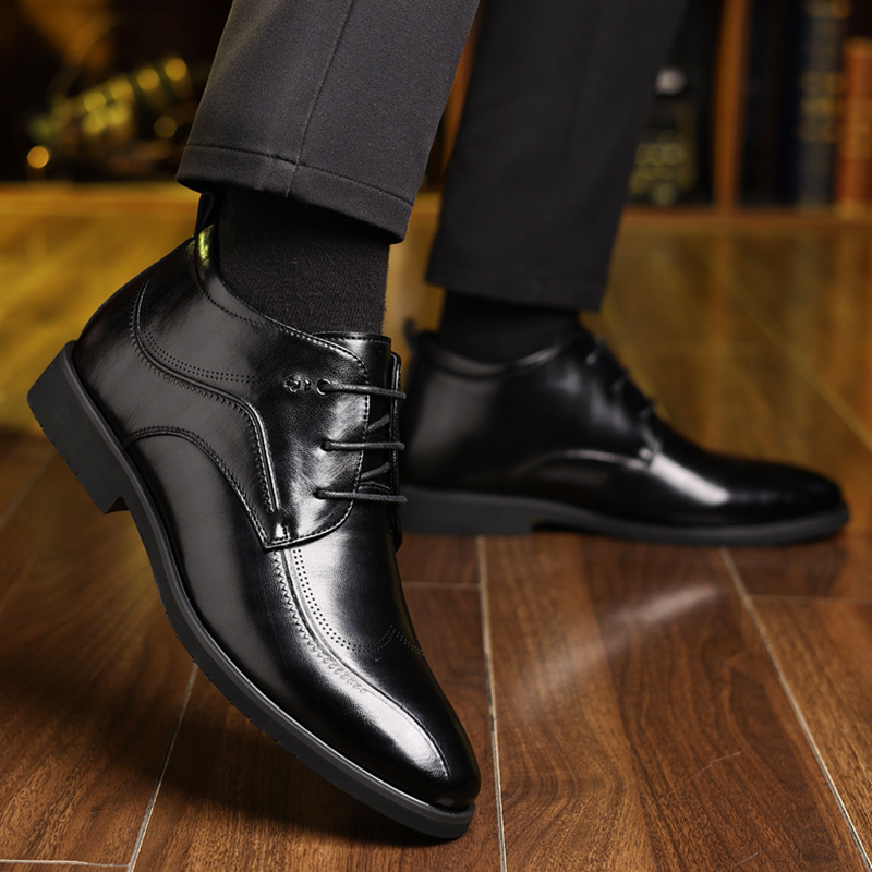Men's Winter Leather Shoes Vel - Men'S Formal Wear In Winter 리뷰 및 가격
