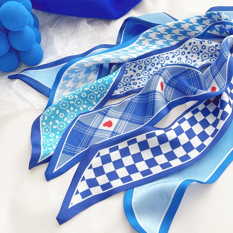 Klein blue silk scarf new chec - Silk Tie Woven 리뷰 및 가격